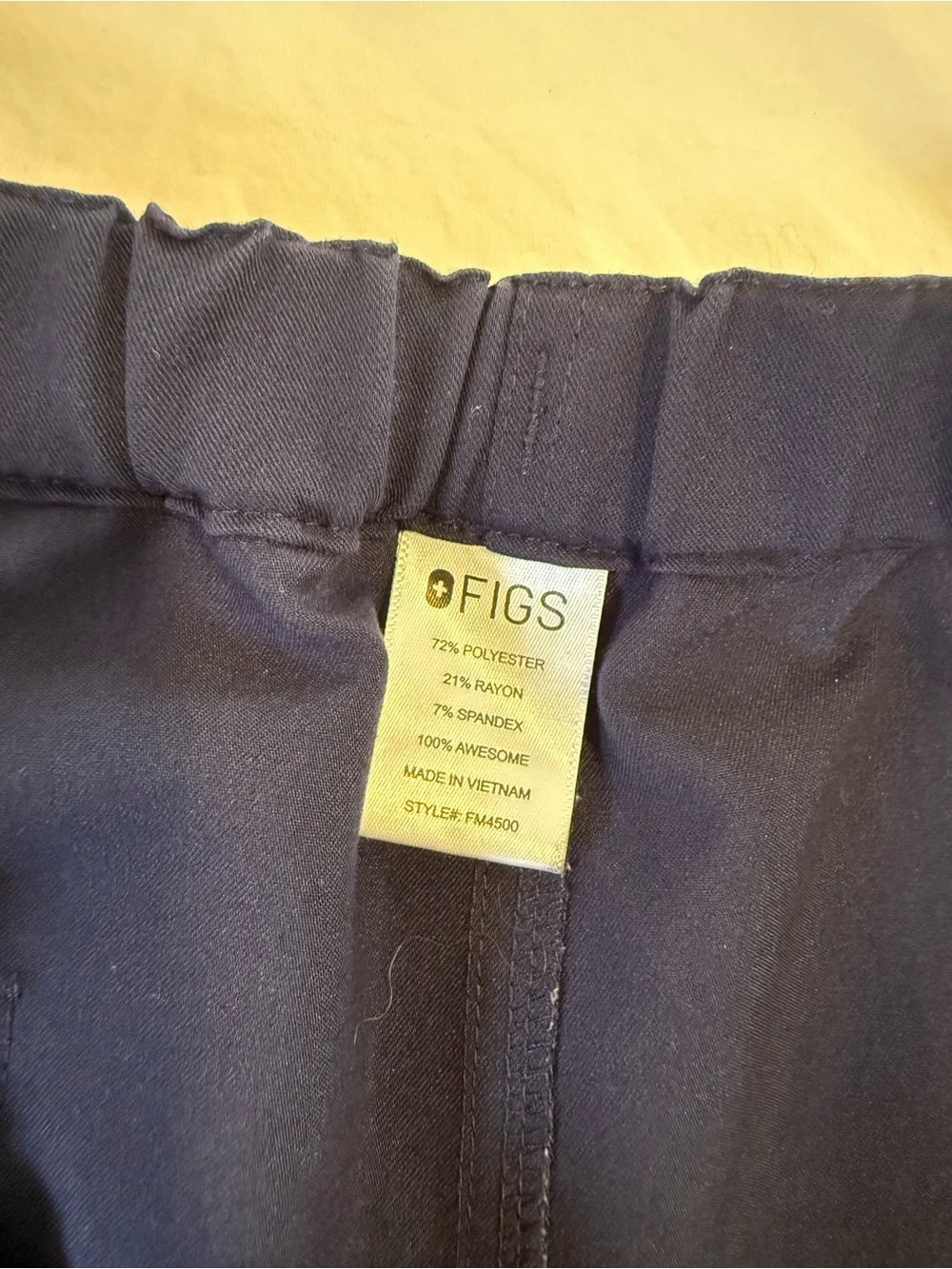Figs Men's Pisco Basic Scrub Pant Navy M